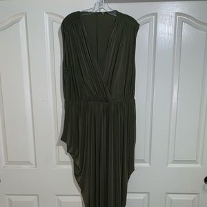 ASOS Olive green maxi dress